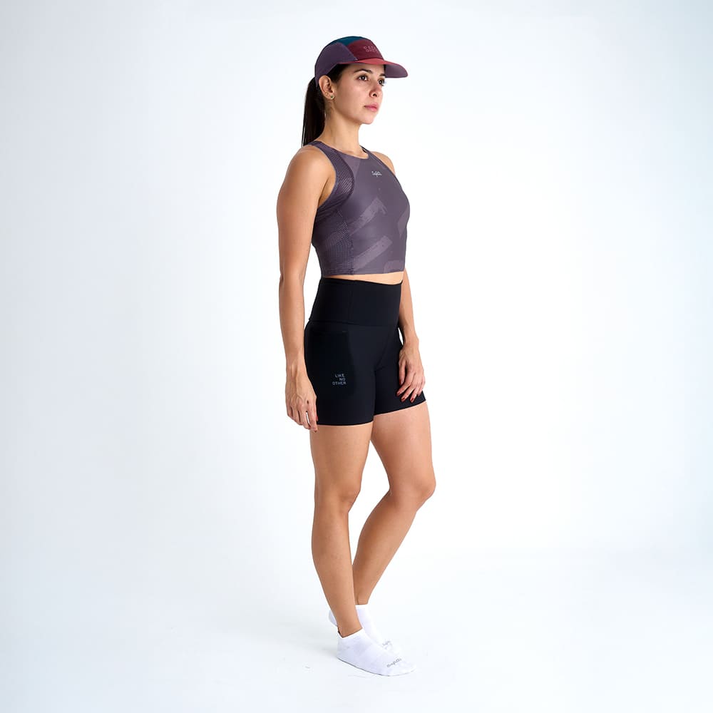 SHORT CORTO RUNNING TITAN 2.0 CUT NERO PARA MUJER