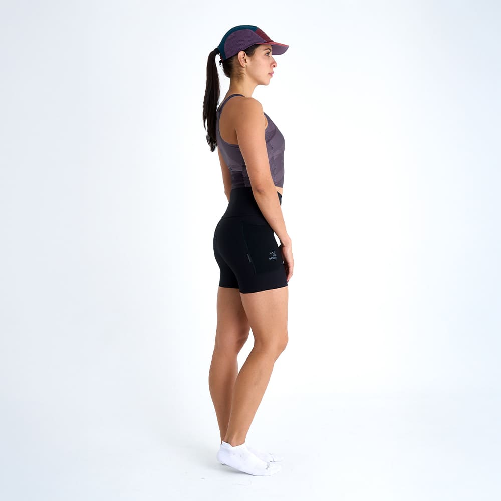 SHORT CORTO RUNNING TITAN 2.0 CUT NERO PARA MUJER