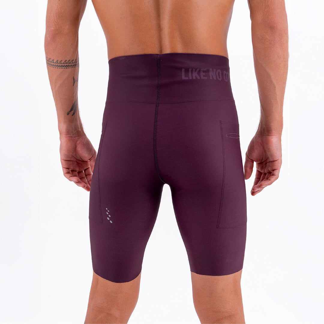 SHORT RUNNING TITÁN EVO CIRUELA PARA HOMBRE