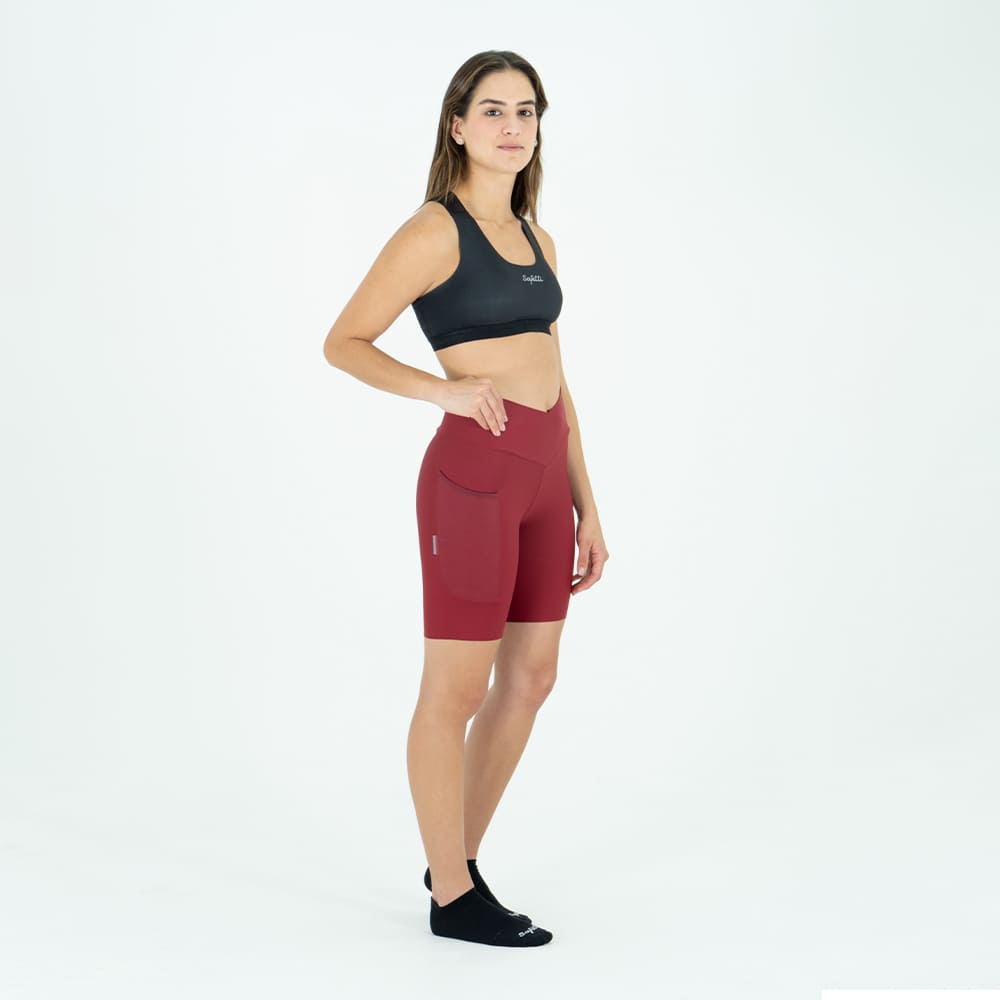 SHORT RUNNING TITÁN TERRACOTA PARA MUJER