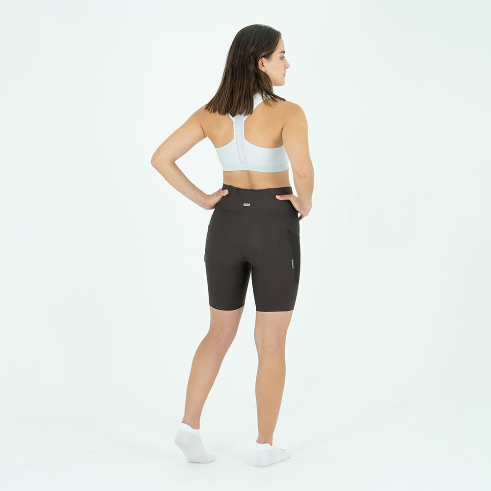 SHORT RUNNING TITÁN MARRONE PARA MUJER