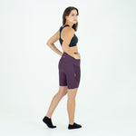 SHORT RUNNING TITÁN VINO PARA MUJER