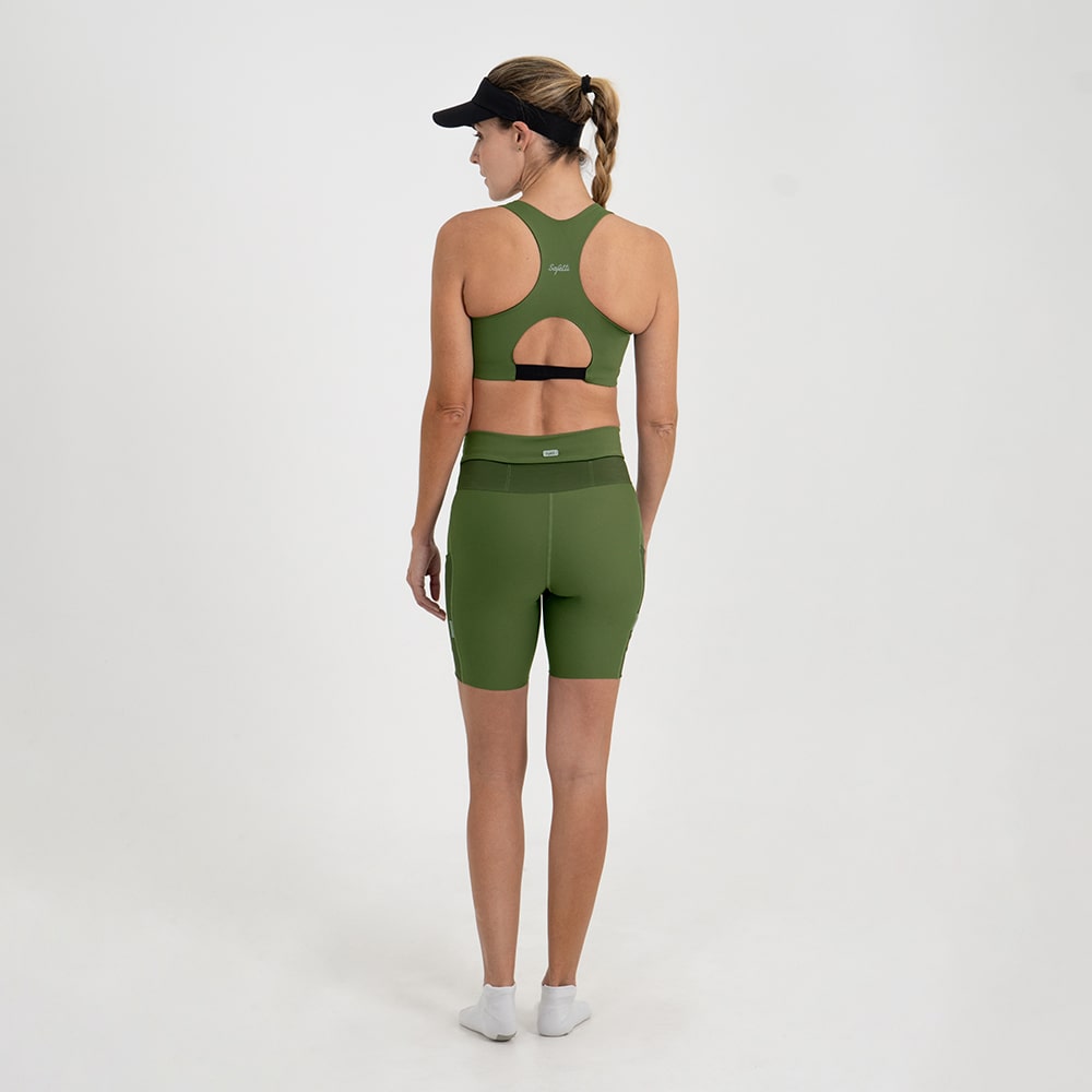 SHORT RUNNING TITÁN 2.0 OLIVA PARA MUJER