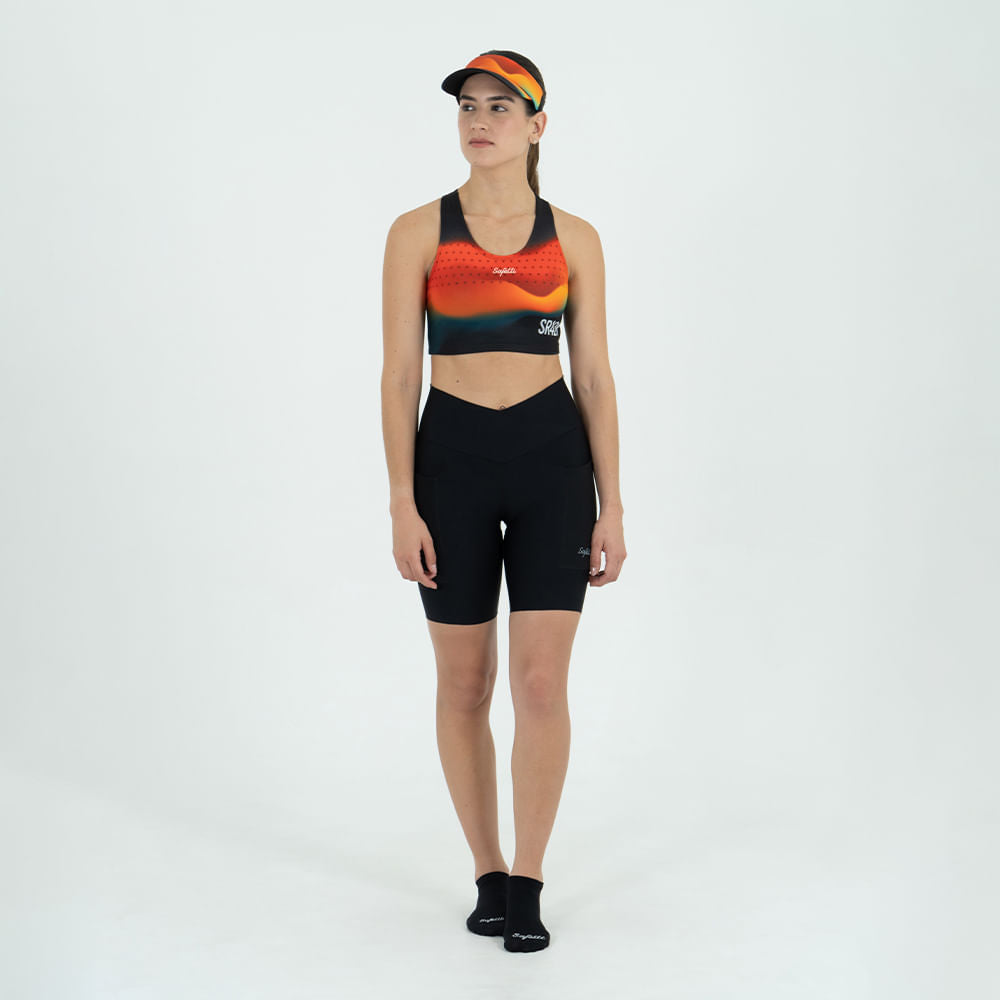 SHORT RUNNING TITÁN NERO PARA MUJER