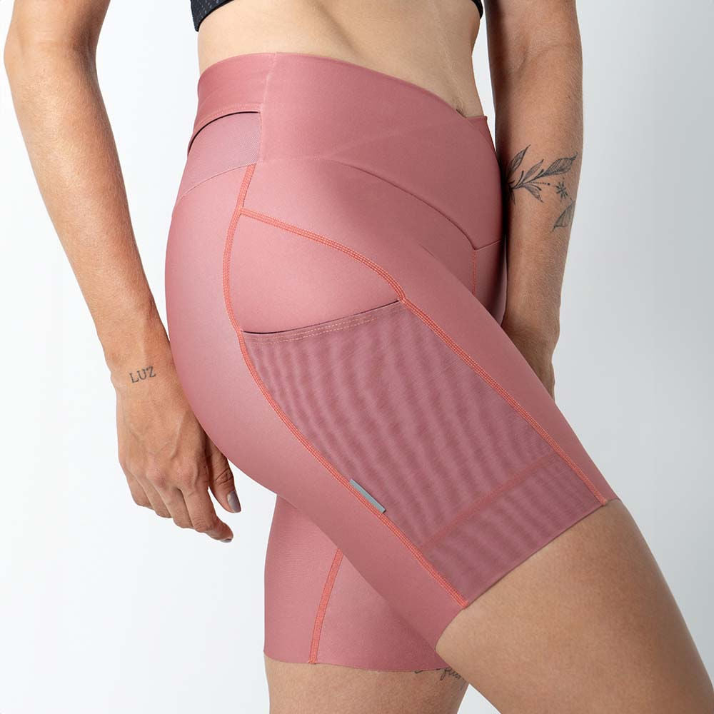 SHORT RUNNING TITÁN 2.0 ROSA PONCHE PARA MUJER