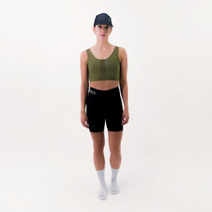 TOP RUNNING SYNK VERDE OLIVA PARA MUJER
