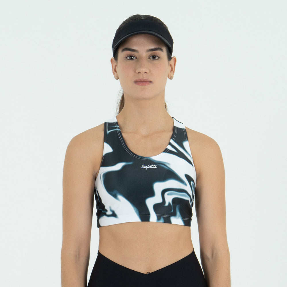 TOP RUNNING DIFFUSE BLACK PARA MUJER