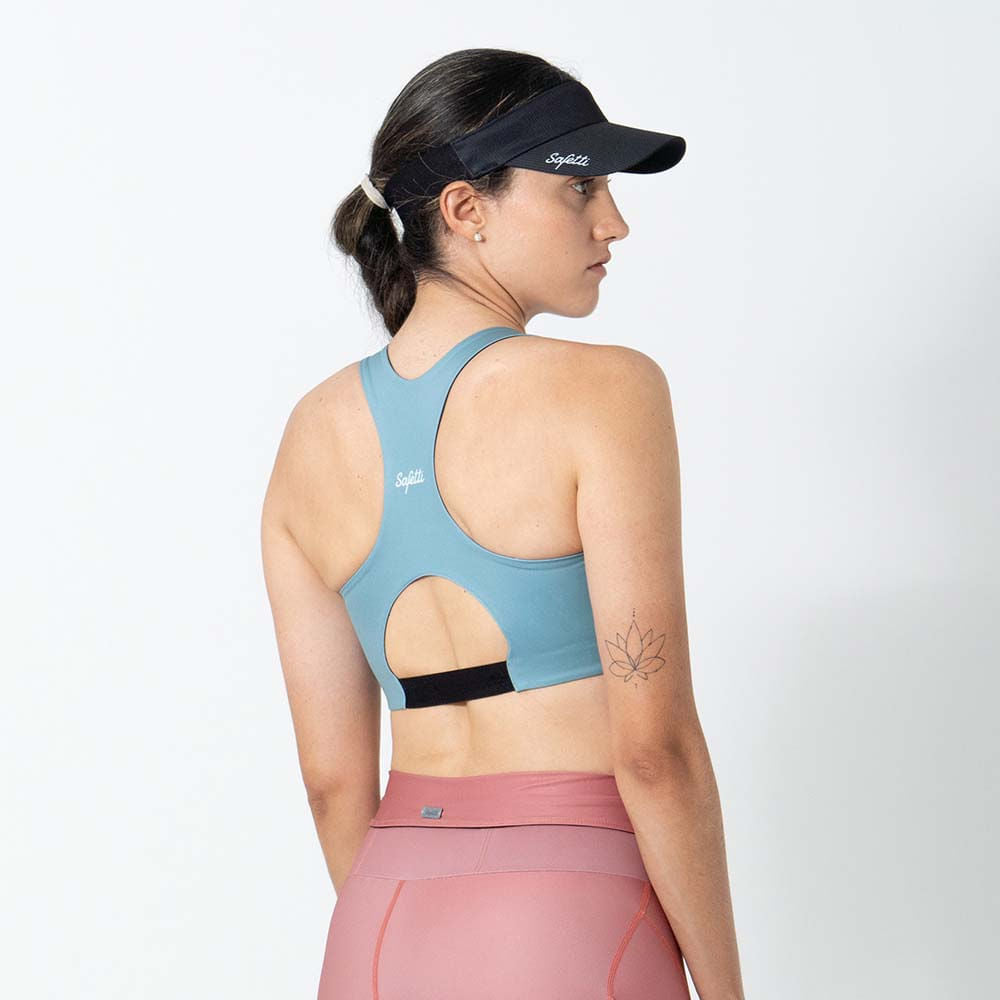 TOP RUNNING DUOMOTION AZUL POLVO PARA MUJER