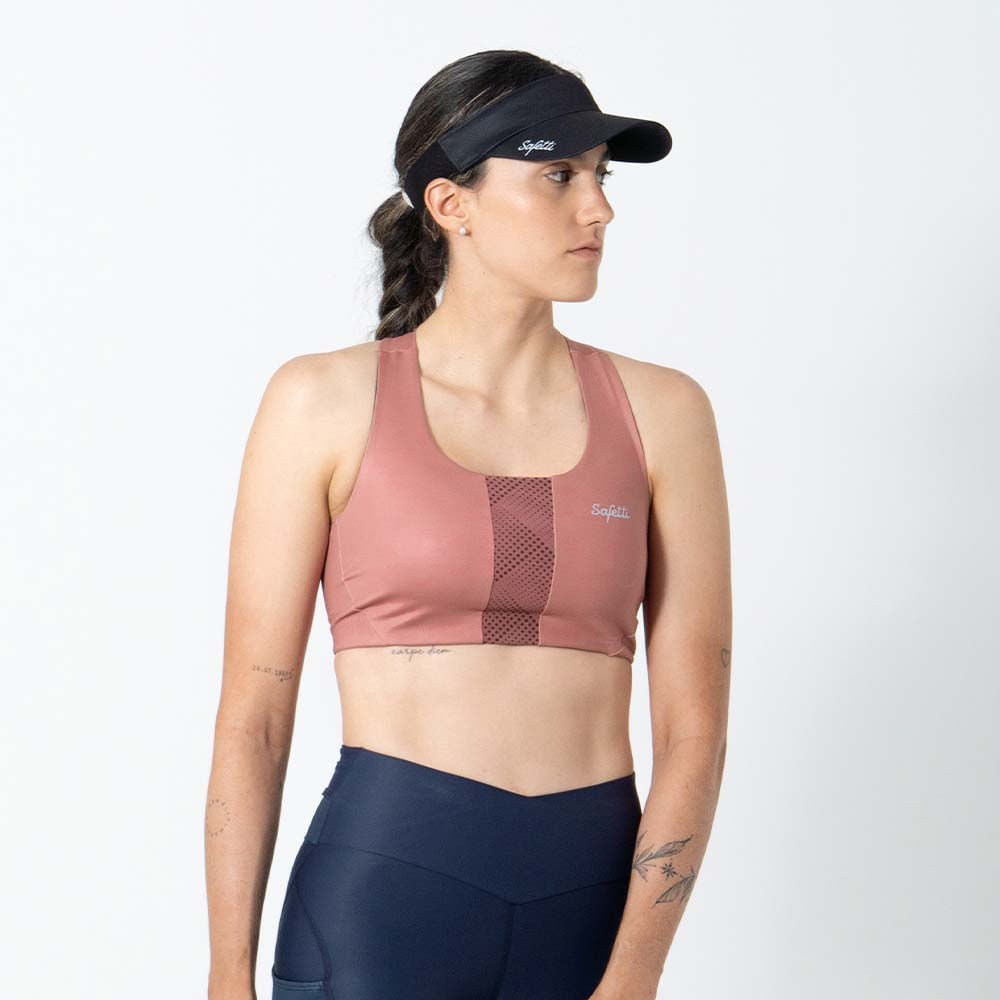 TOP RUNNING DUOMOTION ROSA PONCHE PARA MUJER