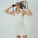 VESTIDO RUNNING/PÁDEL BOUNCE MARFIL PARA MUJER